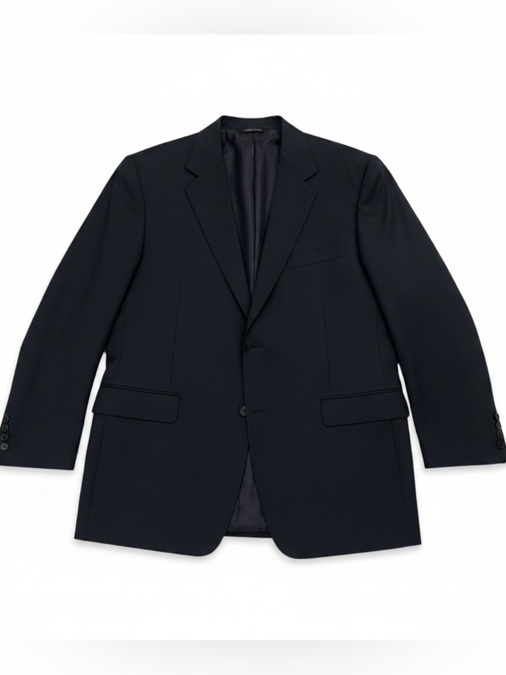 Canali Men’s Wool Blazer Navy 2 Button Italian Tailored Suit Jacket 46R